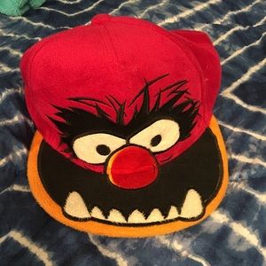Muppets soft furry hot pink hat flatbill